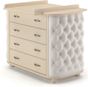 Детский комод Гандылян Тиффани декор Стразы 