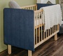 Кроватка для новорожденных Dreams Soft с велюром 