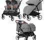 Детская коляска для двойни CARRELLO Connect  с люльками-переносками