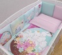 Комплект в кроватку Amarobaby 17 предметов (5+12 подушек-бортиков) 