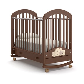 Детская кровать Nuovita Grano dondolo (качалка-колесо)