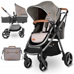 Коляска трансформер Lionelo Greet с мягкой люлькой 