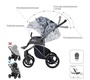 Коляска BEBETTO BRESSO FLOWERS 2 в 1