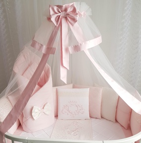 Комплект в круглую и овальную кровать Ecoline VINSENT (без одеяла на выписку)