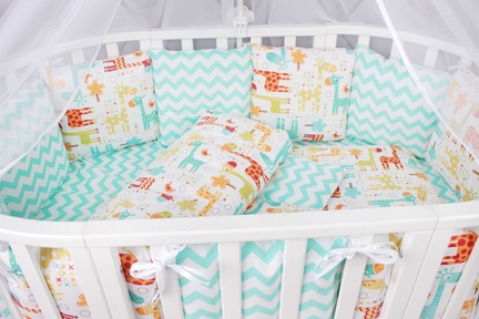 Комплект AmaroBaby в кроватку 19 предметов