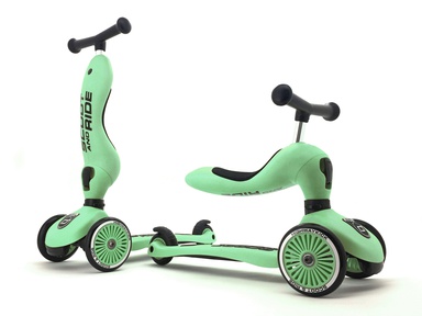 Детский трехколесный самокат с сиденьем Scoot&Ride HighwayKick 1 (Seat)