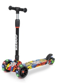 Детский самокат Farfello FG-11 с граффити