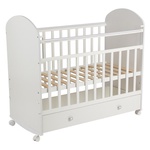 Детская кровать Фея 711 с ящиком и колесами 