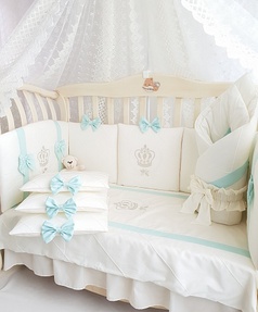 Набор в кроватку для новорожденных Ecoline Mary 13 предметов