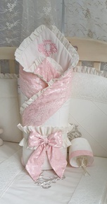 Конверт одеяло на выписку из роддома Ecoline Cherry Flower