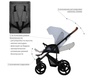 Детская коляска Bebetto Solaris 3 в 1