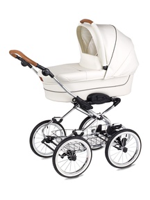 Детская коляска-люлька Navington Caravel (колеса 14 диаметра) с поворотными колесами 