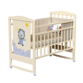 Детская кровать ВДК HAPPY LION (колесо-качалка) 