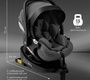 Автокресло Sweet Baby Premier Plus с наклоном спинки и базой Isofix 