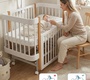 Кровать PITUSO Mirelle 100х70 см (автостенка, маятник, колеса)