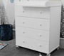 Комод Mika Eva 800/5 со съемным пеленальным столиком