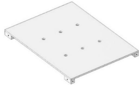 Дополнительная нижняя полочка для пеленального стола Merry Happy