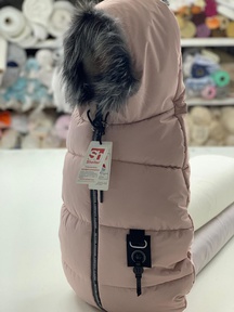 Зимний меховой конверт Ecoline Sport с натуральной опушкой 