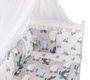 Комплект Amarobaby Premium Велосипедисты в кроватку 18 предметов