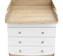 Детский комод Indigo Classic 800/4 c откидным пеленальным столиком, МДФ, ЛДСП