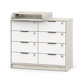 Детский комод PITUSO Optimum со съемным пеленальным столиком