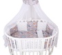 Комплект AmaroBaby Premium в кроватку 18 предметов (6+12 подушек-бортиков) разные расцветки