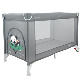 Манеж-кровать Indigo SUMMER (кольца, москитная сетка)