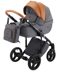 Детская коляска BeBe-Mobile Marconi 2 в 1 50% кожа
