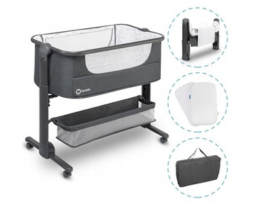 Колыбель Lionelo LO-Timon приставная кровать 