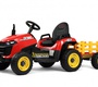 Детский электромобиль Трактор Rivertoys K111KK с прицепом
