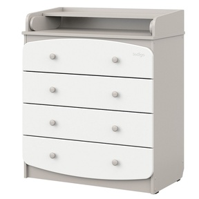 Детский комод Indigo Classic 800/4 c откидным пеленальным столиком, МДФ, ЛДСП