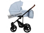 Коляска Bebetto Solaris PRO (100% экокожа) 2 в 1