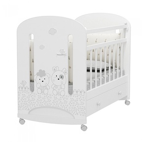 Детская кровать Альма Няня Fattoria Nuvola колесо-качалка с ящиком