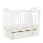 Кровать BEBIZARO CLASSIC с маятником и ящиком