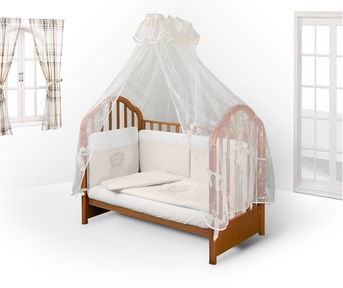 Набор в детскую кроватку для новорожденных Ecoline ROYAL