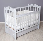 Кровать Incanto Sofi сердечко с ящиком и маятником 