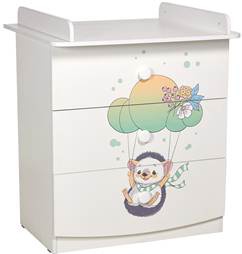 Комод пеленальный Фея 1380 с рисунком
