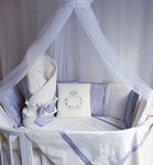 Набор в кроватку Ecoline Paula (19 предметов)