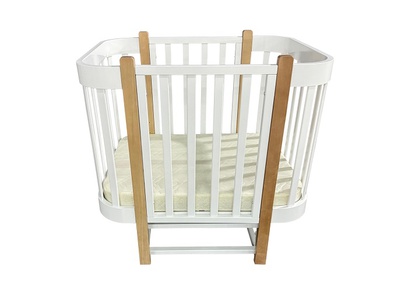 Детская кровать АНТЕЛ Nezabudka 3в1 маятник, колеса, расширение 