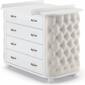 Детский комод Гандылян Тиффани декор Стразы 