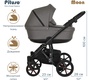 Коляска PITUSO MOON 2 в 1 кожа 