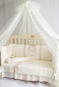 Набор в кроватку для новорожденных Ecoline MILANA 