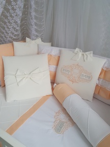 Бортики в кроватку Ecoline ЖЕМЧУЖИНА (10 предметов) 