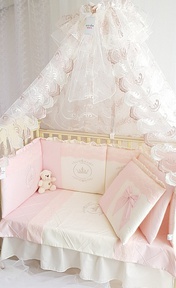 Набор в кроватку для новорожденных Ecoline Areseli 