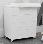 Комод Mika Eva 800/5 со съемным пеленальным столиком