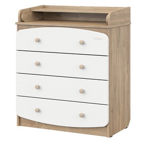 Детский комод Indigo Classic 800/4 c откидным пеленальным столиком, МДФ, ЛДСП
