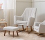 Кресло-качалка Tutti Bambini Jonah Luxe с пуфом для ног