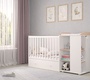 Кровать-трансформер детская Polini kids Ameli 800, с комодом