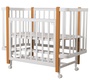 Кровать Indigo Bella 120х60 см с продольным маятником и колесами