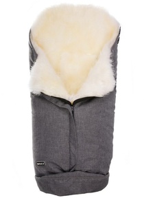 Зимний конверт Bozz из овчины с длинным ворсом (очень теплый) в коляску